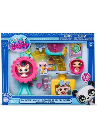5196 Littlest Pet Shop Minişler Eğlence Fabrikası Oyun Seti S1 -sunman Standart