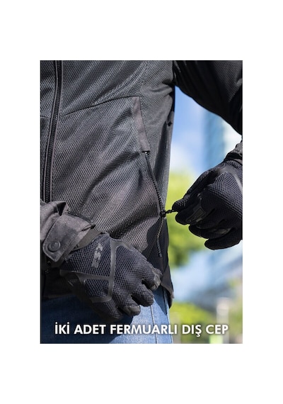 Ls2 Breeze Yazlık Fileli Mont Siyah-kırmızı