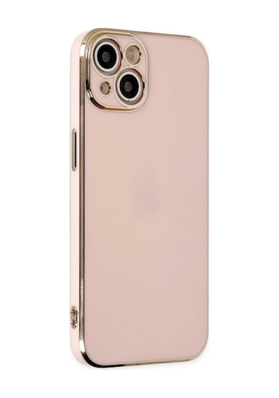 Apple  Uyumlu  iPhone 14 Kılıf Volet Silikon Pembe,