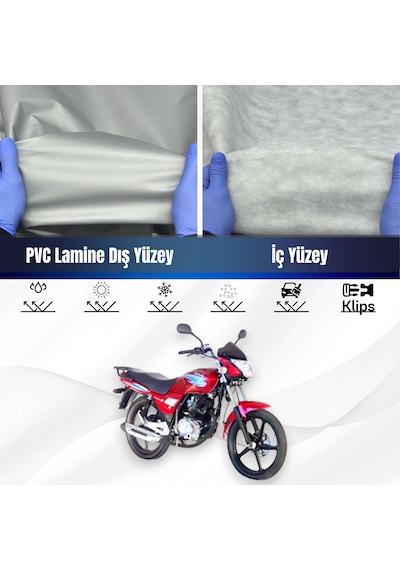 Kanuni Windy 125 Su Geçirmez Motosiklet Brandası Motor Branda