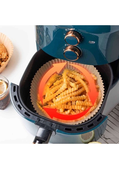Porfex Hava Fritözü Kağıdı 50 Adet Granit Siyah