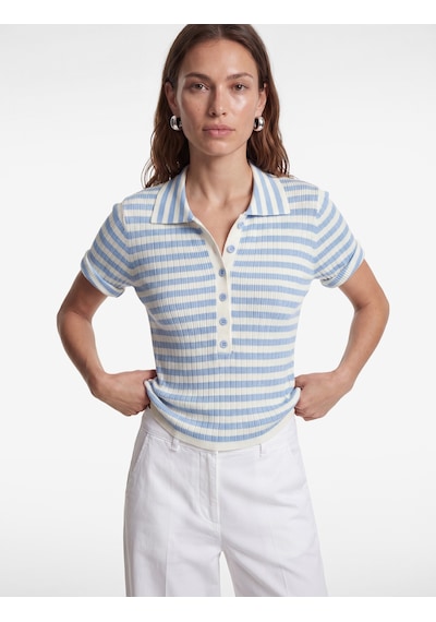 Koton Koton X Sibil Çetinkaya - Kısa Kollu Düğmeli Polo Yaka Çizgili Triko Bluz Mavi Çizgili 6sak90215ht Antrasit Çizgili Koton Koton X Sibil Çetinkaya - Kısa Kollu Düğmeli Polo Yaka Çizgili Triko Bluz Mavi Çizgili 6sak90215ht Antrasit Çizgili