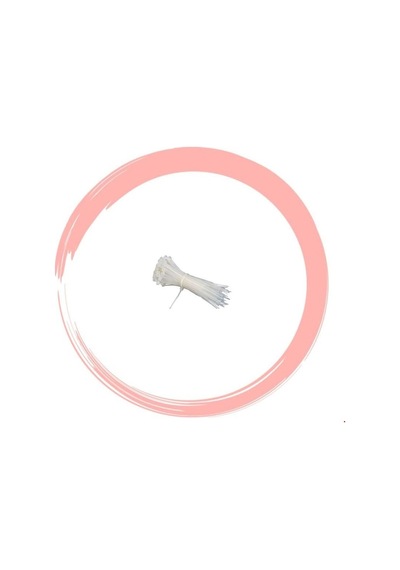 Kablo Bağı Beyaz 4,8mm X 300mm 100lü Paket
