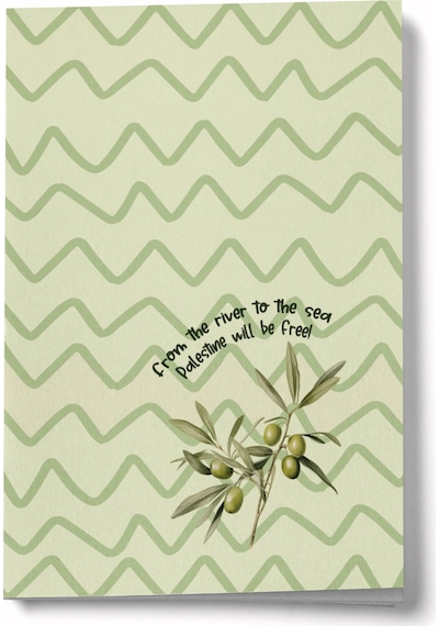Nehirden Denize Özgür Filistin Mini Defter Çok Renkli