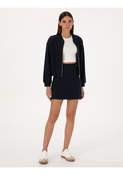 Pierre Cardin Lacivert A Kesim Örme Etek 50318157-vr033