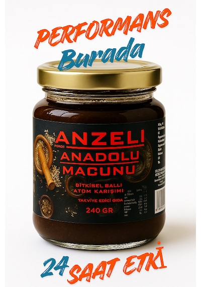 Anzel Tоros Anadоlu Bitkisel Ballı Atоm Karışım Macunu 240 Gr