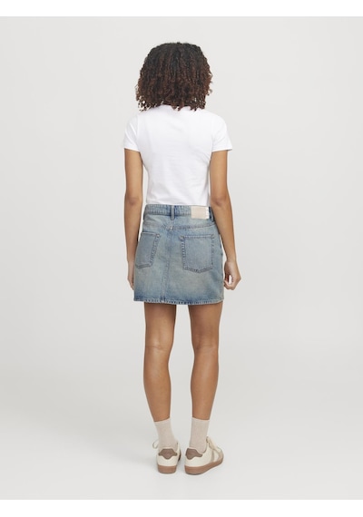 Jack & Jones Kadın Denim Etek - Laura - 12267287 Light Blue Denim