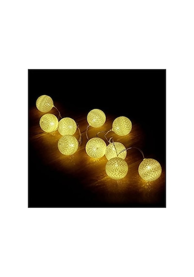 2 Metre 10 Lu Top Led Işık - Pilli Gün Işığı Dekoratif Aydınlatma