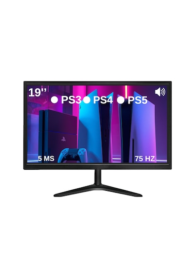 Sn-ha-ma Sencrom 19'' Ps3-ps4-ps5 Uyumlu Dahili Hoparlör Ve Kumandalı 49 Ekran Full Hd Led Monitör