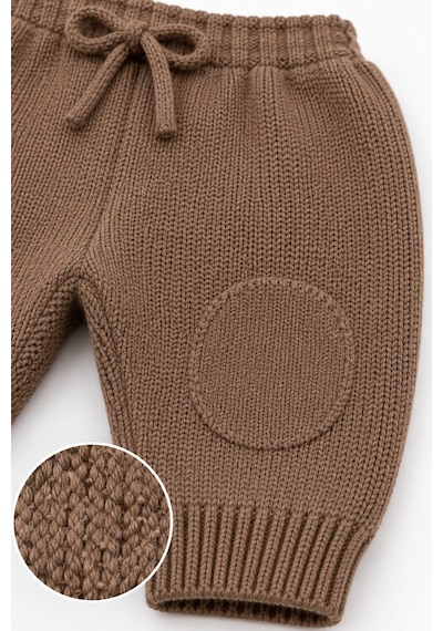 Babyhola Erkek Bebek Triko Kazak Pantolon Takım 23124 Bej