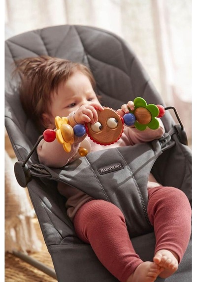 Babybjörn Bliss Ana Kucağı Petal Cotton Oyuncaklı / Anthracite