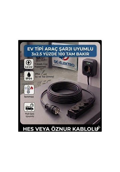 Kauçuk 3 Lü Evde Araç Şarjı Uyumlu 50 Metre 3x2.5 Mm Ttr Tam Bakır Hes Veya Öznur Kablolu Kauçuk 3 Lü Ip54 Uyumlu Uzatma Seyyar - 878337778 Kauçuk 3 Lü Evde Araç Şarjı Uyumlu 50 Metre 3x2.5 Mm Ttr Tam Bakır Hes Veya Öznur Kablolu Kauçuk 3 Lü Ip54 Uyumlu Uzatma Seyyar - 878337778