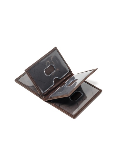 Crazy Kahve Cüzdan & Kartlık Unisex 825 Grande Deri Cüzdan Kartlık kahverengi