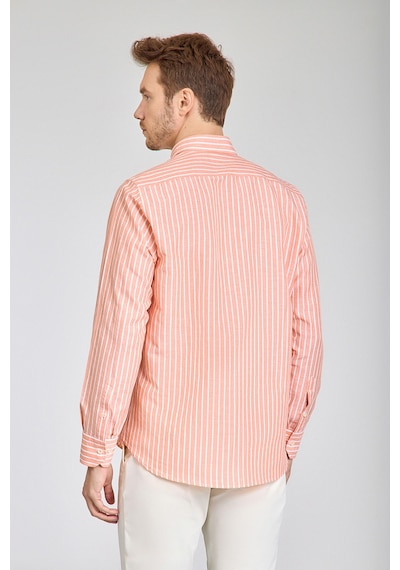 Bisse Regular Fit Uzun Kollu Turuncu Erkek Gömlek Gmktn250002 D64 Turuncu