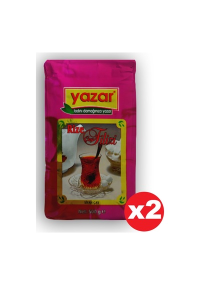 Yazar Rize Filizi Siyah Dökme Çay 500 Gr X 2 Paket