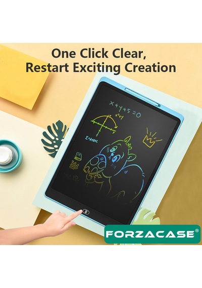 Forzacase 20 İnch Lcd Panel Dijital Kalemli Çizim Yazı Tahtası Eğitim Tableti - Fc1226 Pembe