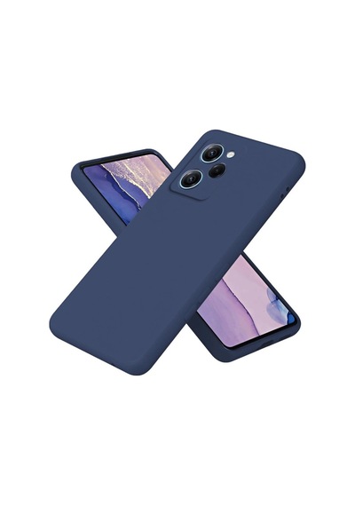 Poco X5 Pro 5g Nano İçi Kadife Silikon - Lacivert İtdark45472