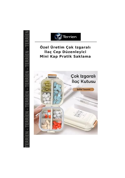 Özel Üretim Çok Izgaralı Cep Düzenleyici Mini Kap Pratik Saklama