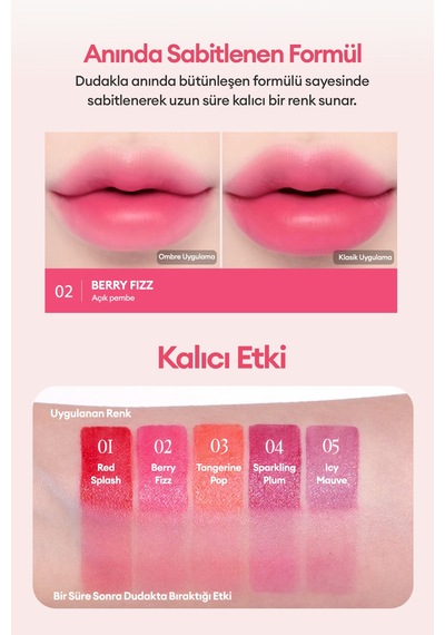 Clıo Water Soda Tint 02 Berry Fizz 02 Berry Fizz