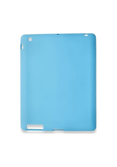 Apple İpad 4 9.7 Kılıf Evo Tablet Silikon - Mavi Arka Kapak