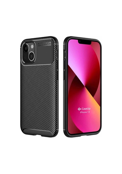 Apple Uyumlu  iPhone 13 6.1 Kilif Karbon Tasarim Negro Silikon Kapak 474330683