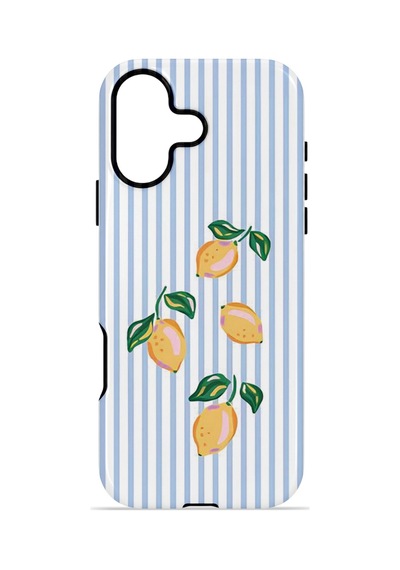 Apple iPhone Uyumlu 17 Vorian Çift Katmanlı Magsafe Kılıf Mini Lemon Riviera