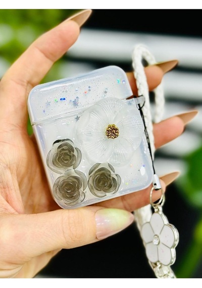 Airpods 1. Nesil Ve 2. Nesil İle Uyumlu Oyuncak Tasarımlı Kalın Koruyucu Silikon Kılıf - Incilimenekşe
