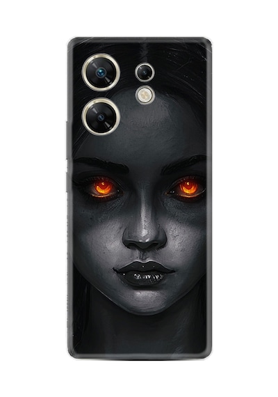 Poco X6 5g Kılıf Desenli Silikon Platinium Series Dark Woman 1887