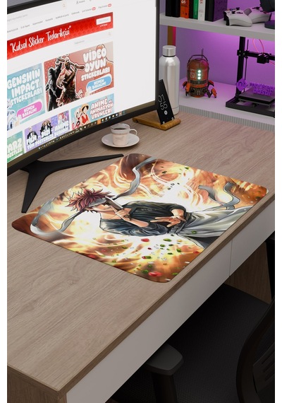 Food Wars Anime V3 - 48x40 Xl Gaming Kauçuk Kaymaz Taban Mouse Pad Fare Altlığı