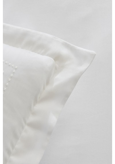 Karaca Home Felves %100 Pamuk King Size Nevresim Takımı Beyaz 200.22.06.0038 Beyaz