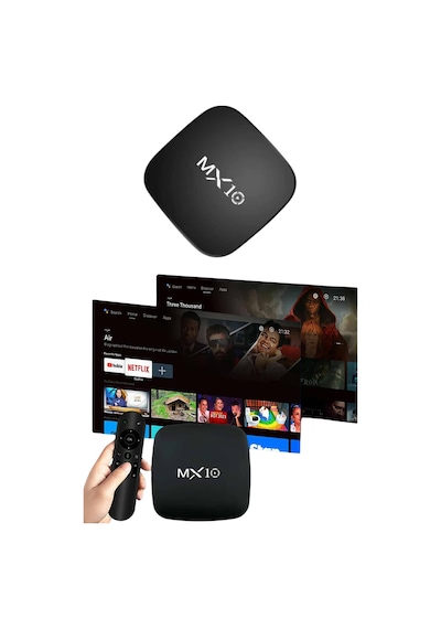 Csmtex 2.4g Wifi Tv Box Medya Oynatıcı Tv Uyumlu Mx Box Kutusu Android Tv