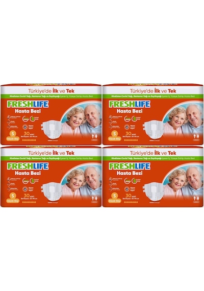 Freshlife Yetişkin Hasta Bezi Bel Bantlı S-küçük-small 120 Adet