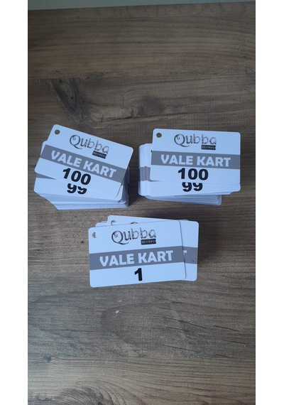 Vale Kartı 25 x 2 Sıra Numaralı 50 Adet