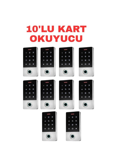 Sr-212 Em-w Parmak İzi Kart Okuyucu 125 Khz Ip68 Dokunmatik Şifreli Biyometrik Geçiş Kontrol Sistemi 10000 Kullanıcı 10 Adet