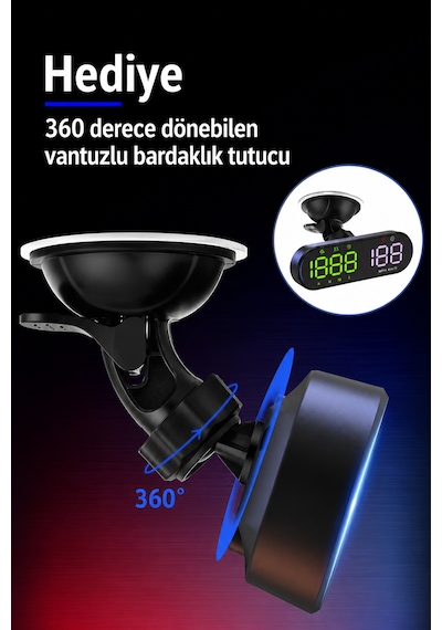 Ally Hud G26 Gps Head Up Display Hud, Dijital Hız Göstergesi