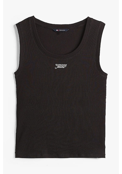 Tommy Hilfiger Kadın Tjw Slim Fit T-shirt - Siyah Triple Black