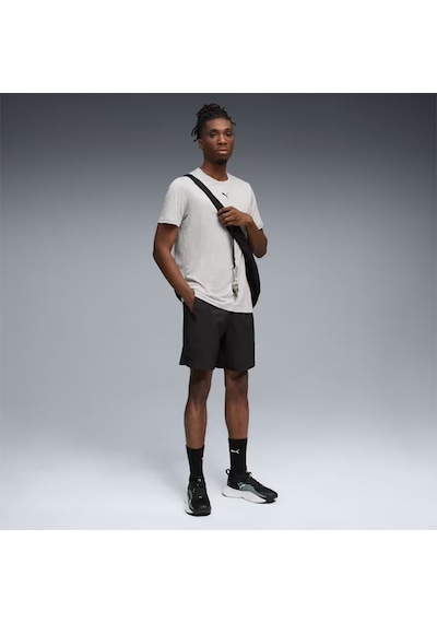 Puma Essentıals Heather Cat Erkek T-shirt 525920-04 Gri