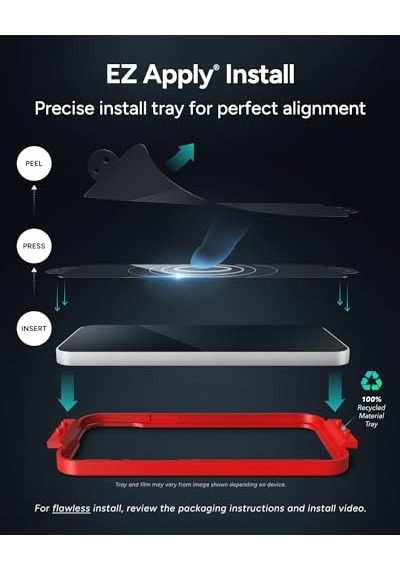 Apple iPhone Uyumlu, 14 Pro Max İçin Görünmez Cam Elit Gizlilik Ekran Koruyucu - İki Yönlü Gizlilik Filtresi, 4x Daha Gü