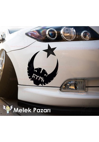 Çift Başlı Kartal, Göktürkçe Türk Oto Sticker