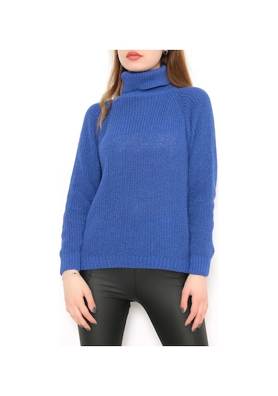 Balıkçı Yaka Triko Saks - 8206.1319.