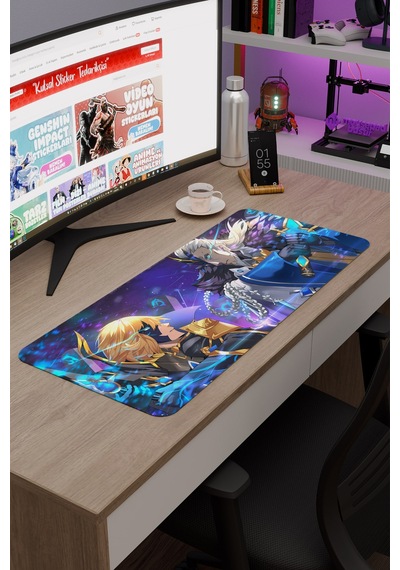 Dainsleif Genshin Impact Anime Oyuncu V3 - 70x30 Xl Gaming Mouse Pad Fare Altlığı