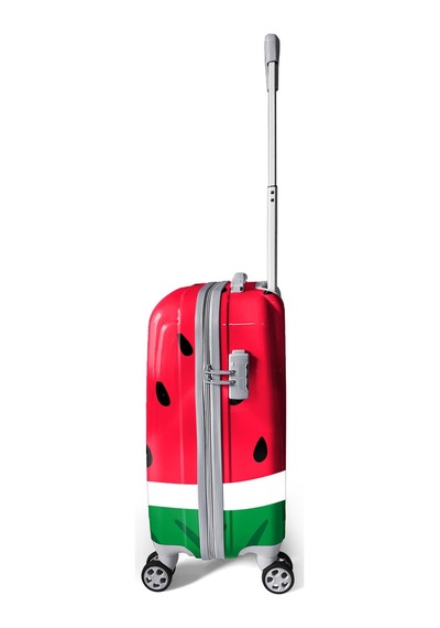 Coral High Karpuz Desenli Kabin Boy Valiz 50cm 16549 Kırmızı