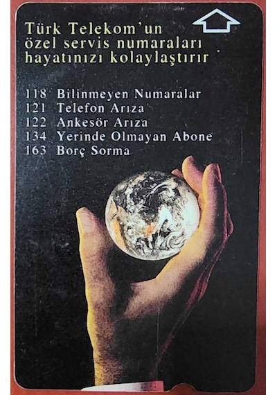 Türk Telekom Özel Servis Numaraları 2006 Telefon Kartı 30'luk. Haziran 2006.