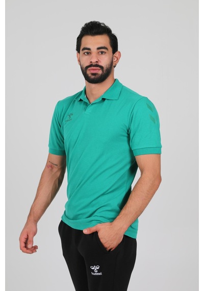 Hummel Armin Pamuklu Polo Yaka Tişört Yeşil