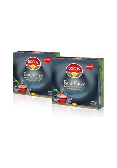 Doğuş Earl Grey Bergamot Aromalı Süzen Bardak Poşet Çay 2'li 100 x 2 G Doğuş Earl Grey Bergamot Aromalı Süzen Bardak Poşet Çay 2'li 100 x 2 G
