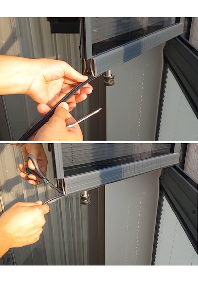 Cam Balkon Fitili 10mm Yükseklik 5m Uzunluk Toz Ve Yağmur Suyu Yalıtımı İçin Kıl Fitil Alternatifi Diğer