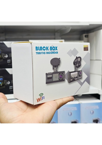 Black Box Traffic Recorder Full Hd 1080p Wi-fi Destekli 3 Kameralı Akıllı Sürüş Kayıt Cihazı Ve Araç İçi Kamera Seti