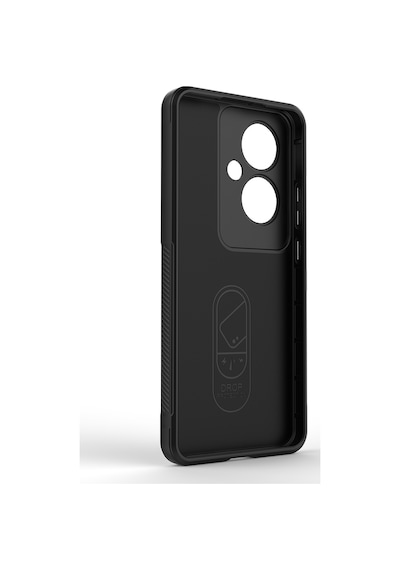 Oppo Reno 11f 5g Kılıf Esnek Tpu Oyuklu Arka Yüzey Tasarımlı Zore Etnik Silikon Kapak Siyah