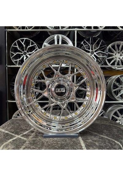 16" İnç 4x100 Bbs Fm3 Civic Doğan Şahin Uyumlu Krom Jant Takım