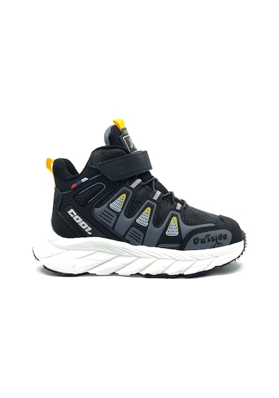 Cool Paul Ortopedik Kaymaz Hafif Taban Unisex Çocuk Bot Siyah